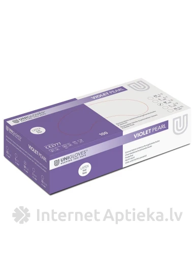 Puudrivabad nitriilkindad suurus M lilla, 100 tk. | internetaptieka.lv
