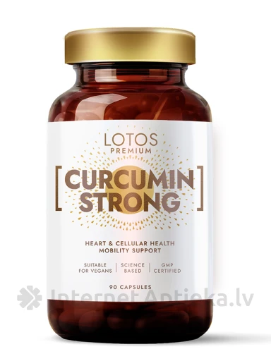 LOTOS PREMIUM Curcumin Strong kapslid, 90 tk. | internetaptieka.lv