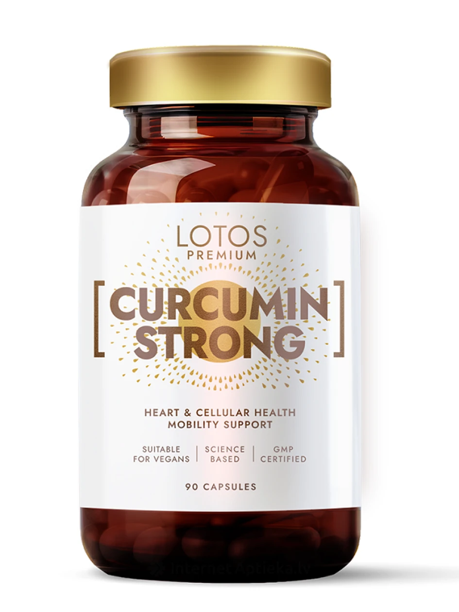 LOTOS PREMIUM Curcumin Strong kapslid, 90 tk. | internetaptieka.lv