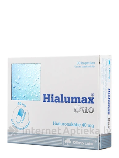 Olimp Labs Hialumax Duo Hüaluroonhape 40 mg, 30 kapslit | internetaptieka.lv
