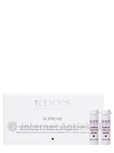 KUO'S SUPREME Биологический концентрат для лица, 6*5 мл | internetaptieka.lv