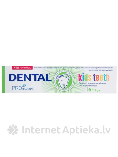 DENTAL PRO Kids 6+ hambapasta, 50 ml | internetaptieka.lv