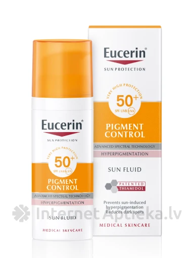 Eucerin Sun Pigment Control защита от гиперпигментации SPF50 +, 50 мл | internetaptieka.lv