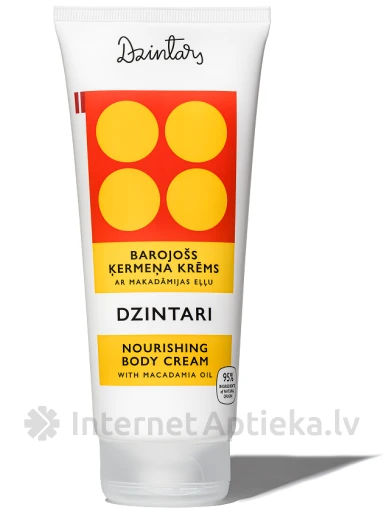 Dzintars Barojošs ķermeņa krēms Dzintari, 200 ml | internetaptieka.lv