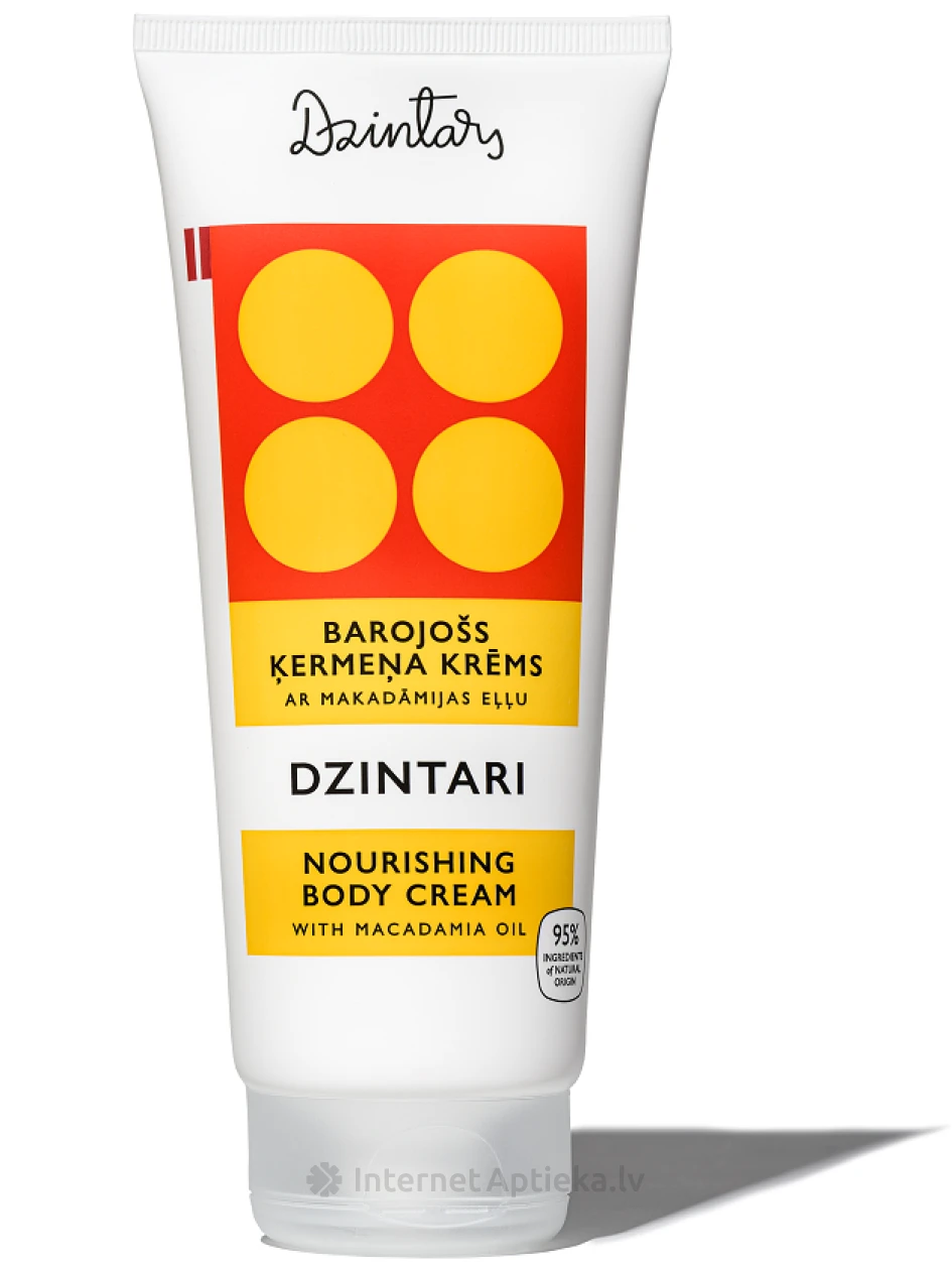 Dzintars Barojošs ķermeņa krēms Dzintari, 200 ml | internetaptieka.lv