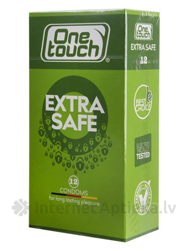 One Touch Extra Safe Презервативы, 12 шт. | internetaptieka.lv