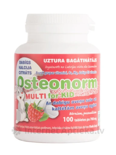 Osteonorm Multi for Kid 700 mg, 100 tabletes | internetaptieka.lv