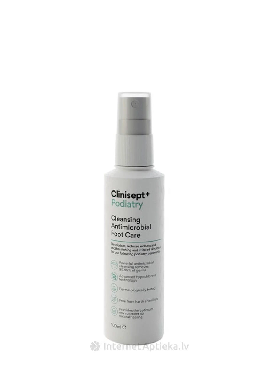 CLINISEPT+ PODIATRY jalgade hooldusvahend, 100 ml | internetaptieka.lv
