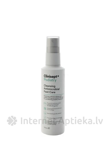 CLINISEPT+ PODIATRY jalgade hooldusvahend, 100 ml | internetaptieka.lv