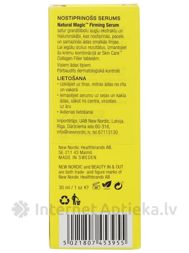New Nordic Natural Magic niisutav ja nahka siluv seerum, 30 ml | internetaptieka.lv