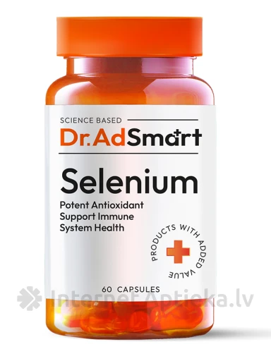 Dr. AD Smart Selenium kapsulas, 60 gb. | internetaptieka.lv