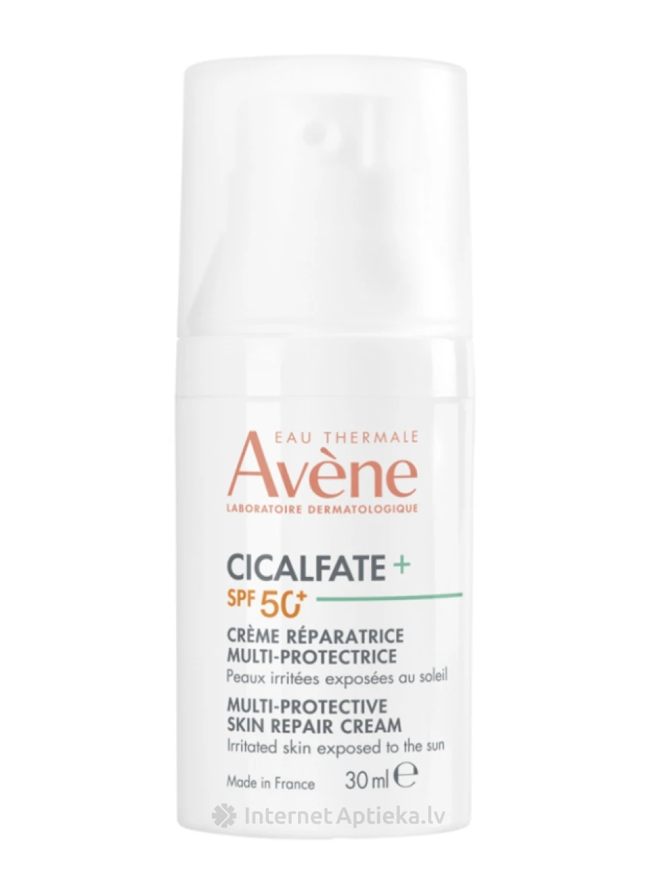 Avene Cicalfate+ регенерирующий крем с SPF 50+, 30 мл | internetaptieka.lv