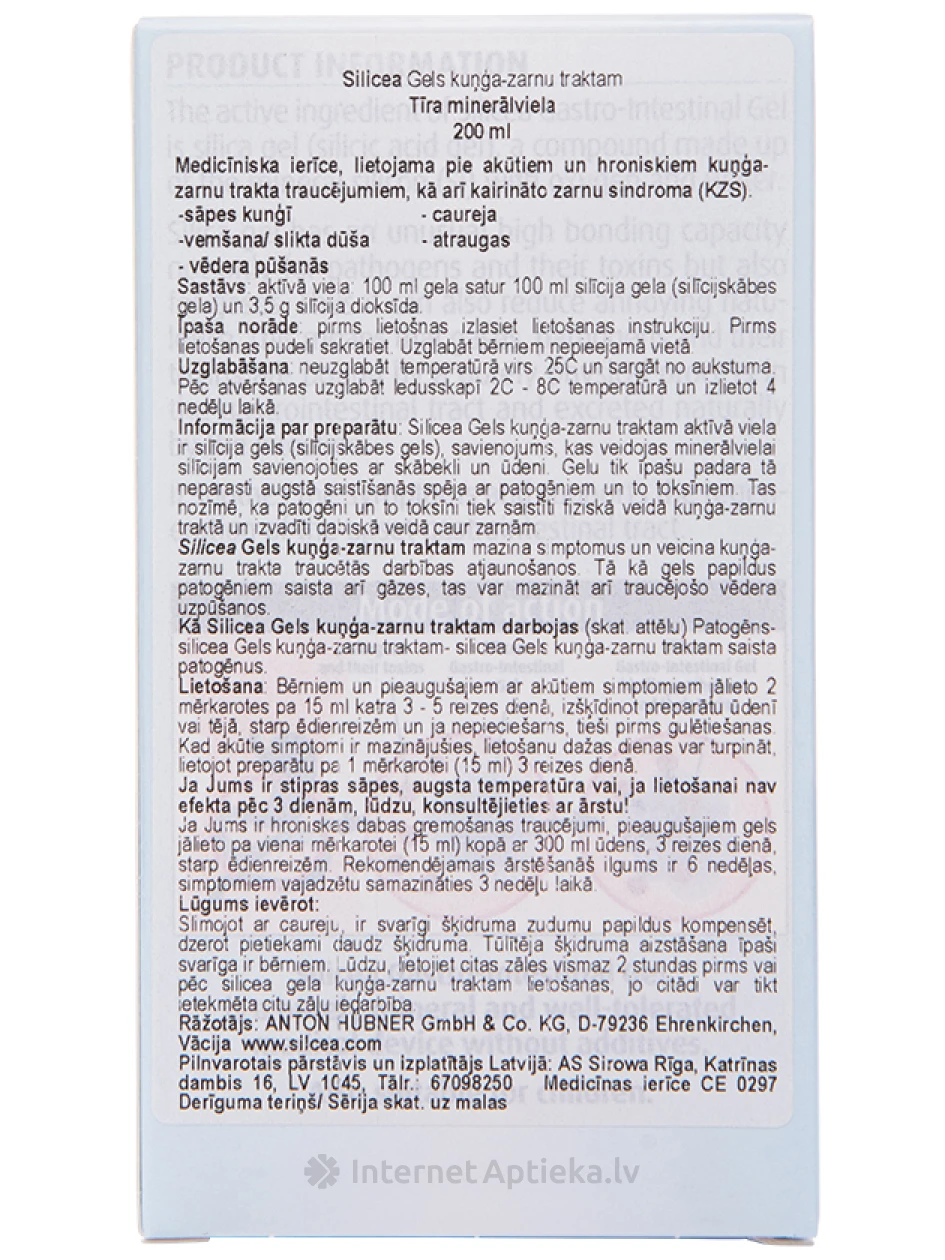 Silicea Gastro гель, 200 мл | internetaptieka.lv