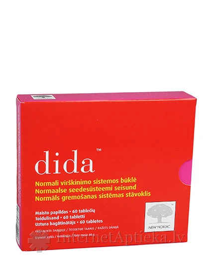 New Nordic Dida tabletes, 60 gab.