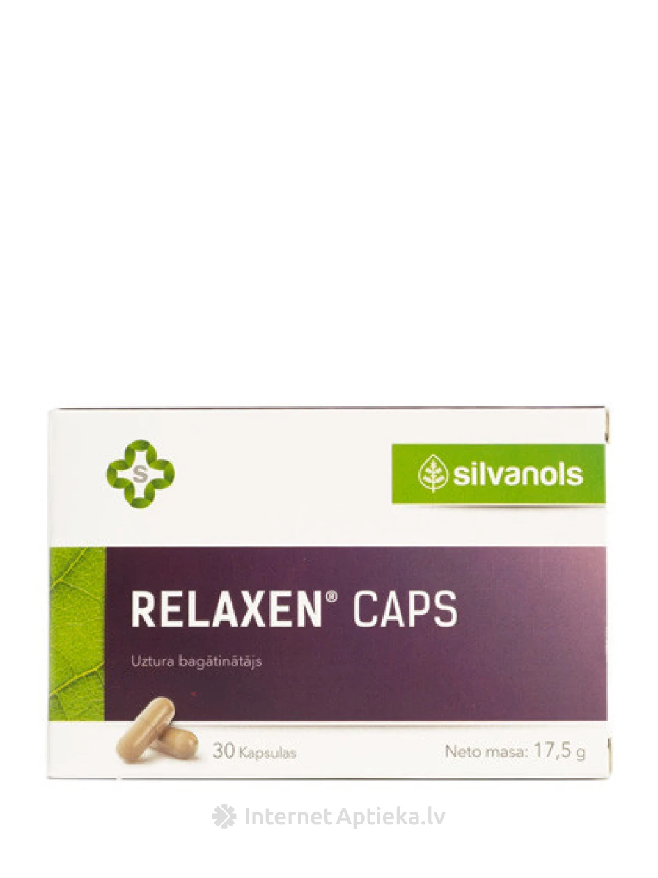 Silvanol Relaxen Caps, 30 kapslit | internetaptieka.lv