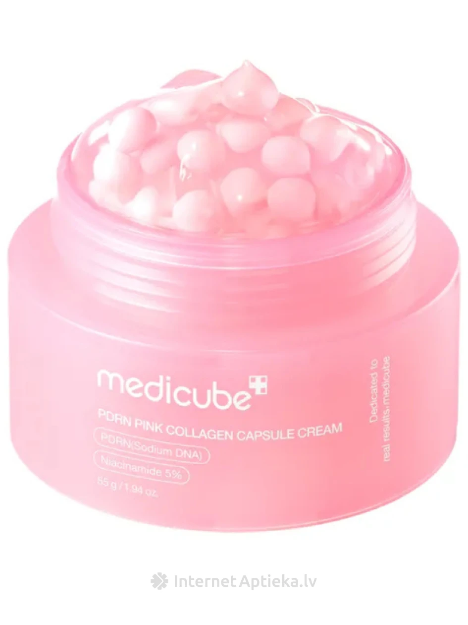 Medicube PDRN Pink Collagen Capsule näole, 55 g | internetaptieka.lv