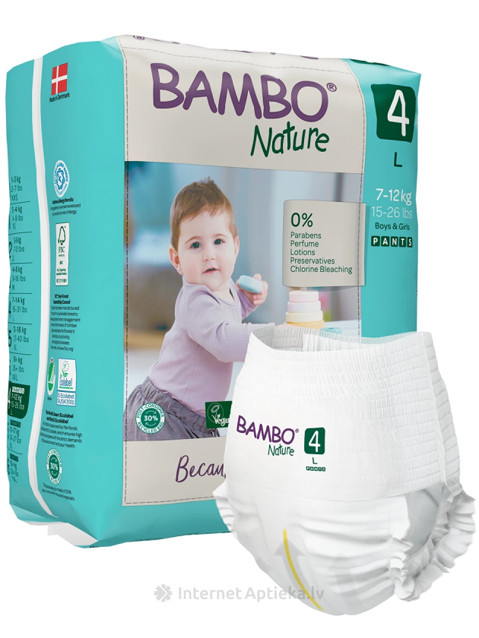 Bambo Nature biksītes 7-14kg, 20 gb. | internetaptieka.lv