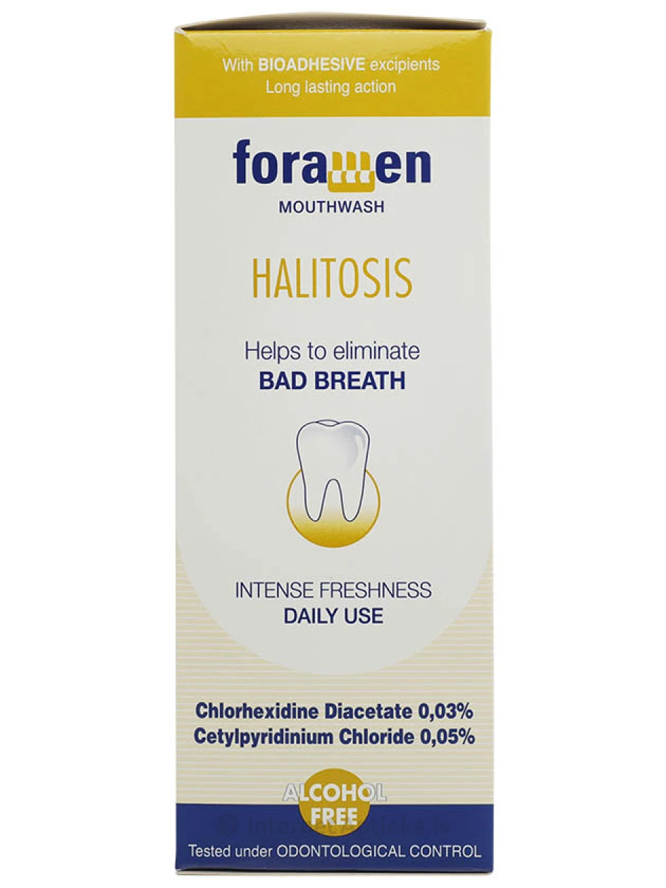 Foramen mutes skalojamais līdzeklis Halitosis, 500 ml | internetaptieka.lv