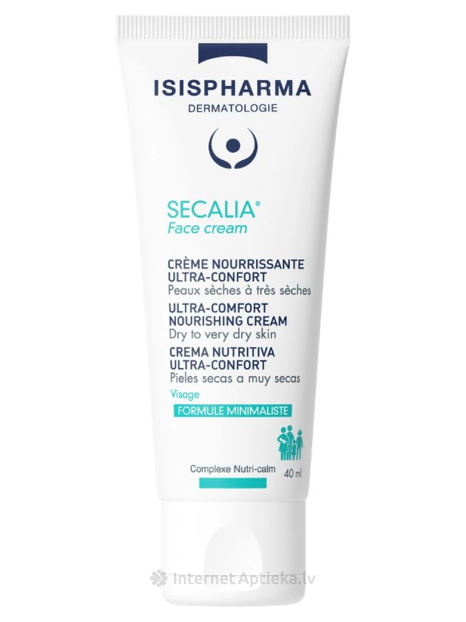 ISISPHARMA SECALIA toitev näokreem kuivale nahale, 40 ml | internetaptieka.lv