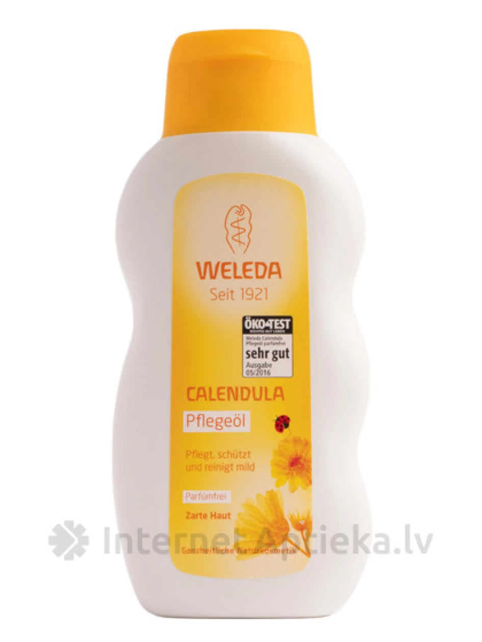 Weleda масло Календулы для ухода за ребенком, без отдушек, 200 мл | internetaptieka.lv