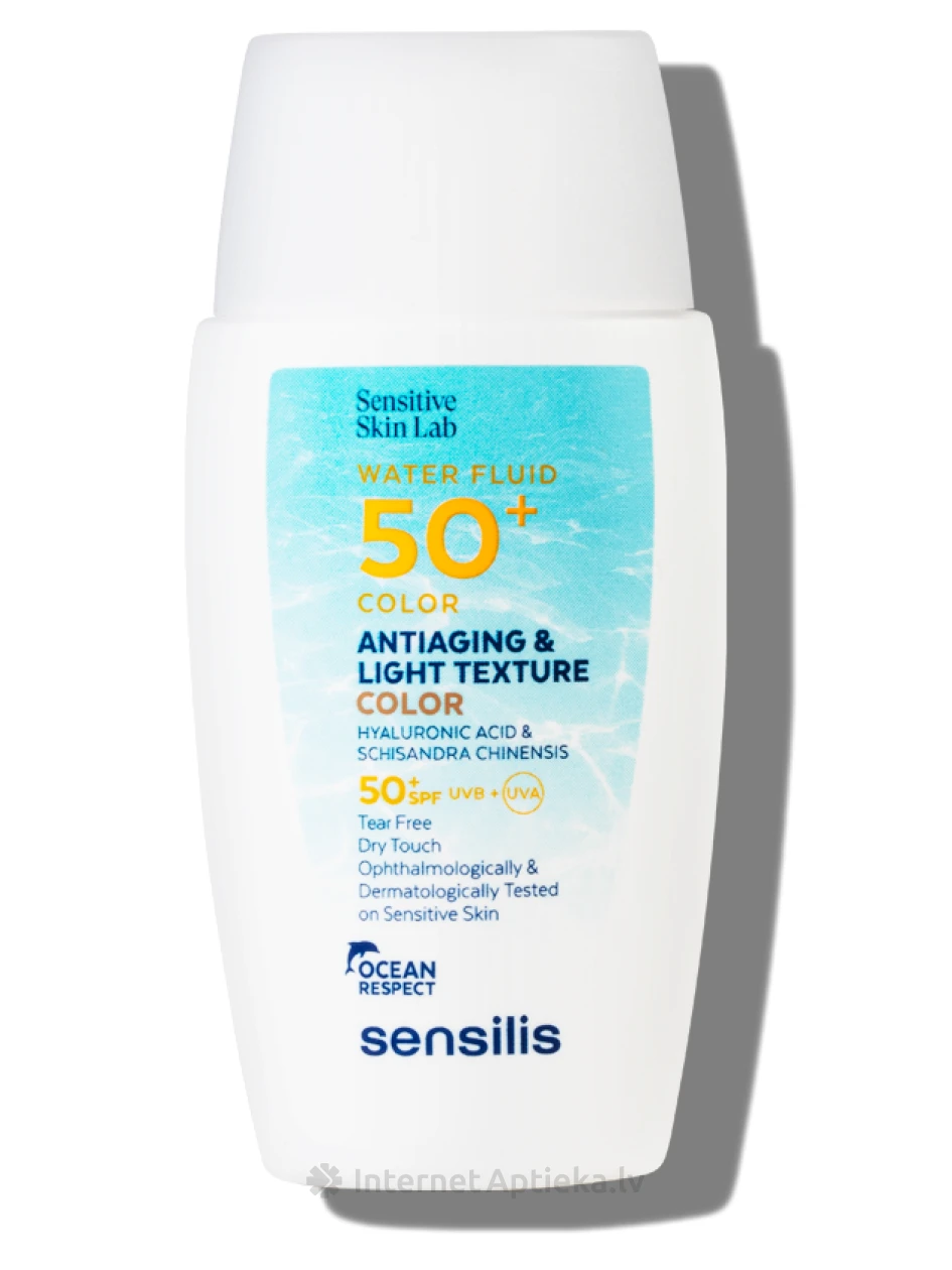 SENSILIS Color SPF50+ saules aizsargājošs fluīds, 40 ml | internetaptieka.lv