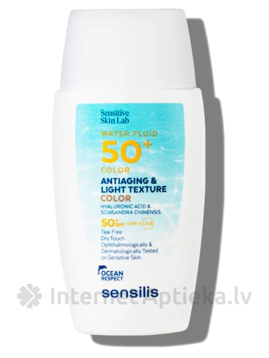 SENSILIS Color SPF50+ saules aizsargājošs fluīds, 40 ml | internetaptieka.lv