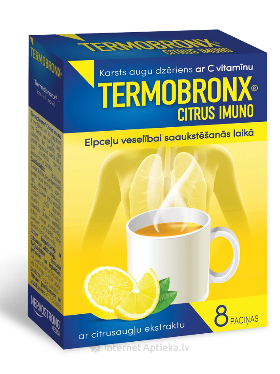 Termobronx Citrus Imuno, 8 пакетиков | internetaptieka.lv