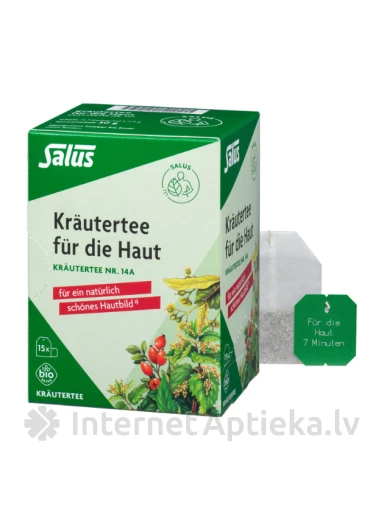 SALUS KRAUTERTEE NR.14A zāļu tēja ādai, 15 paciņas | internetaptieka.lv