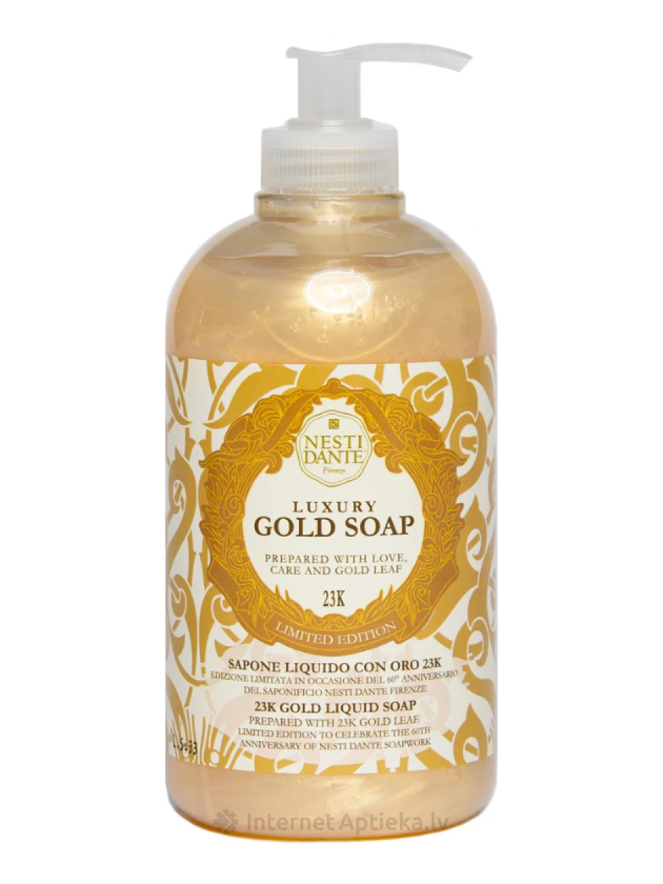 Dolce Vivere GOLD LEAF vedelseep | internetaptieka.lv
