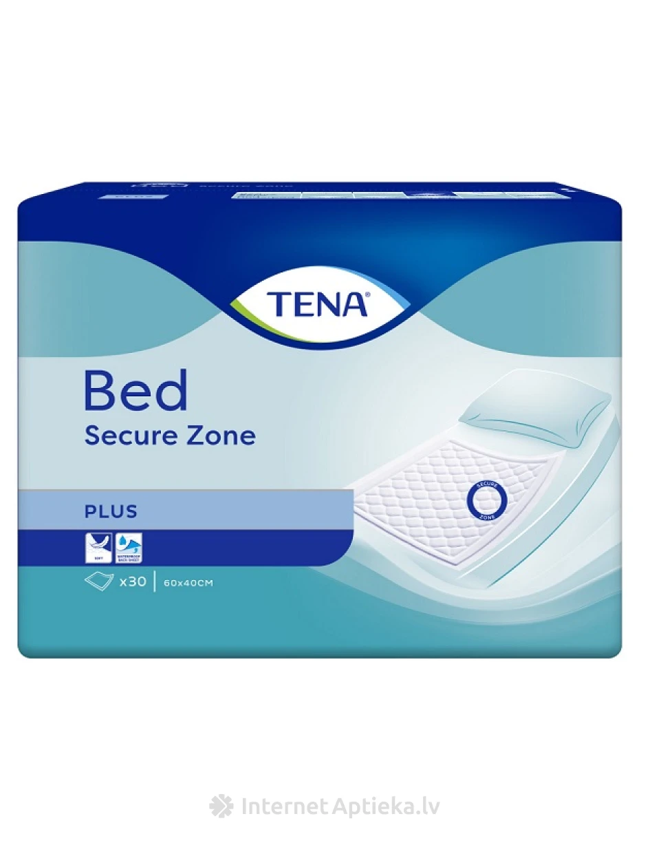 Tena Bed Plus paladziņi 60 x 40 cm, 30 gab. | internetaptieka.lv