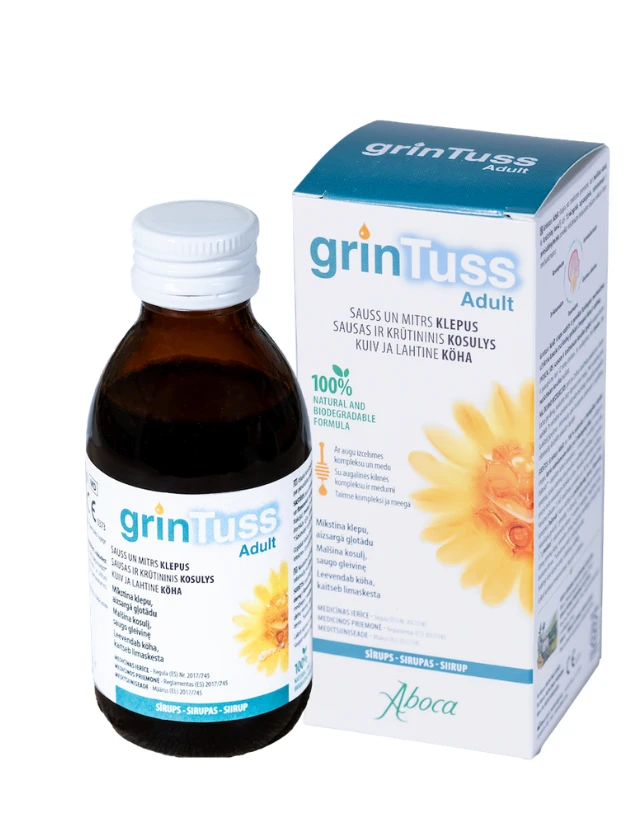 Aboca Grintuss Adult sīrups, 180 g