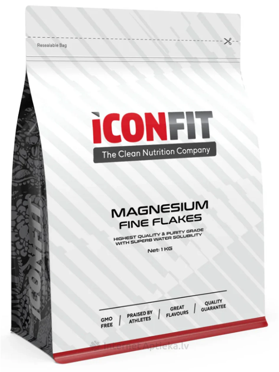 ICONFIT Magnesium pārslas vannai, 1 kg | internetaptieka.lv