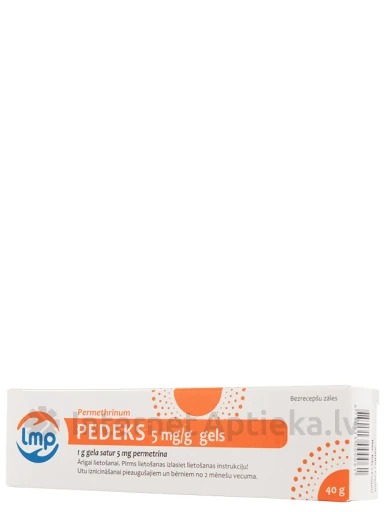 Pedeks гель для лечения педикулеза 5мг/г, 40 г | internetaptieka.lv