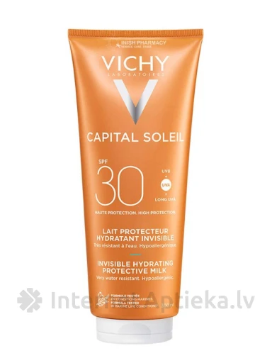 Vichy Capital Soleil Fresh Protective Milk SPF30, 300 ml | internetaptieka.lv