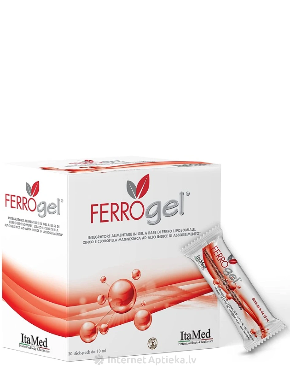 FERROgel в форме желе, 30*10 мл | internetaptieka.lv