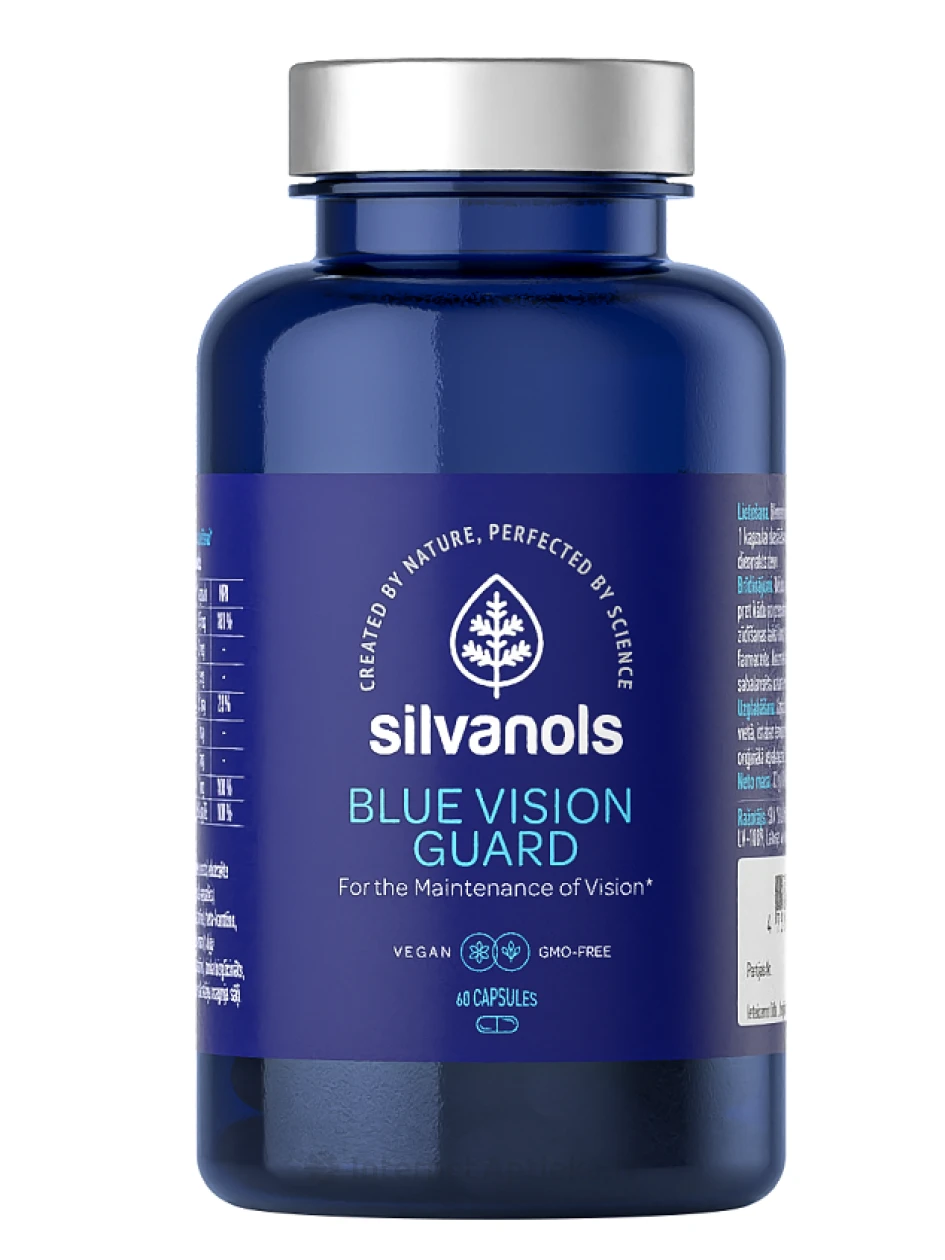 Silvanols Blue vision guard, 60 капсул | internetaptieka.lv