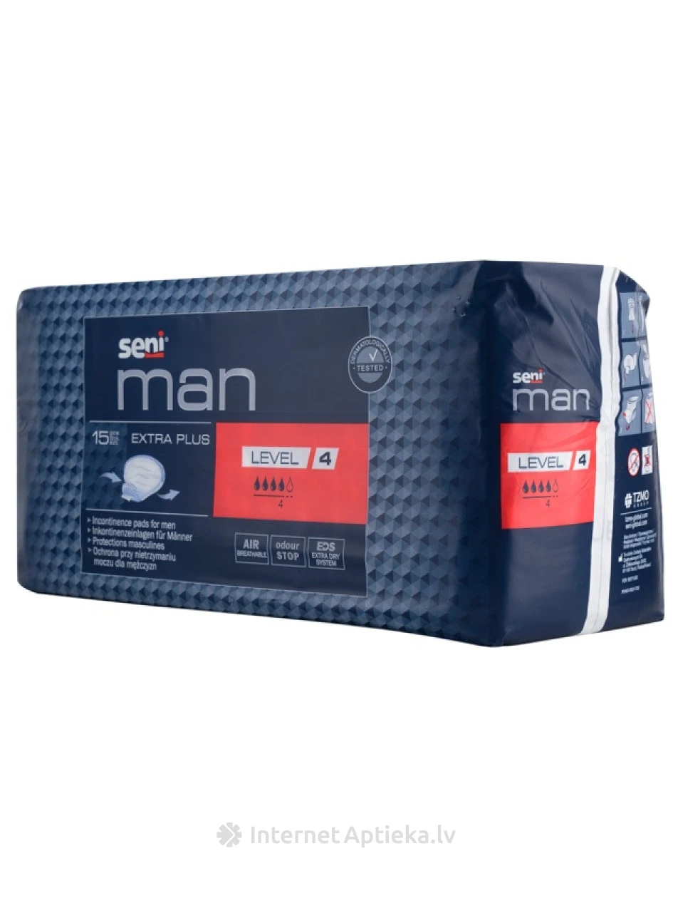 Seni Man Extra Plus, 4. taseme vahetükid, 15 tk. | internetaptieka.lv