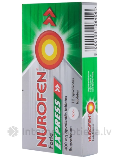 Nurofen Forte Express 400 mg, 12 tabletes | internetaptieka.lv