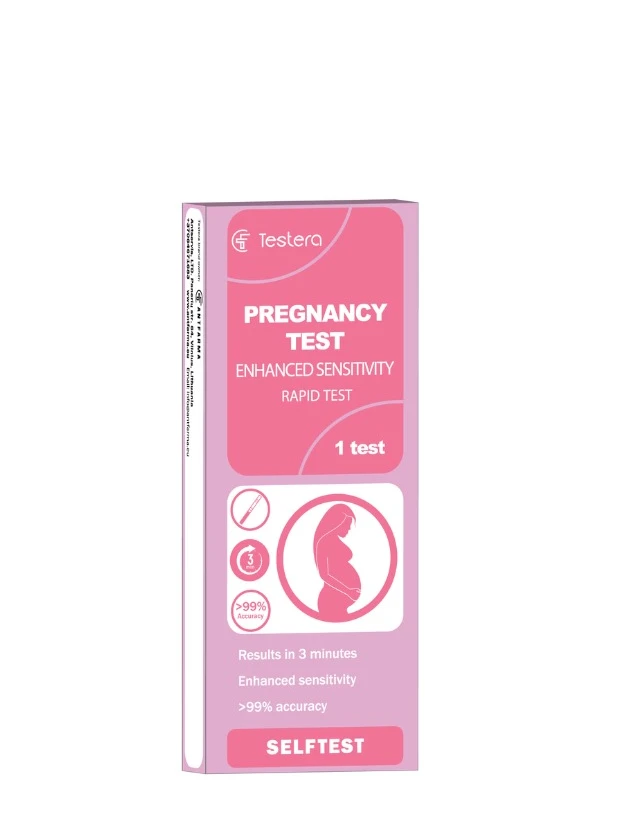 Testera HCG grūtniecības tests, 1 gab.