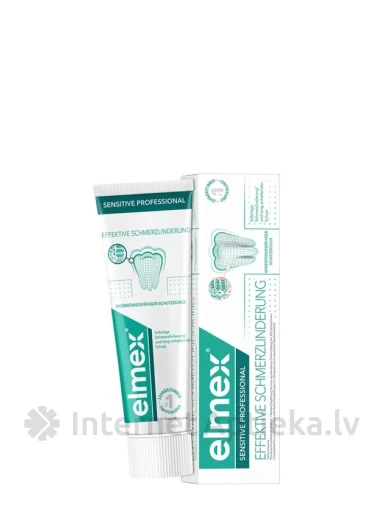 ELMEX SENSITIVE PROFESSIONAL pasta jūtīgiem zobiem, 75 ml | internetaptieka.lv