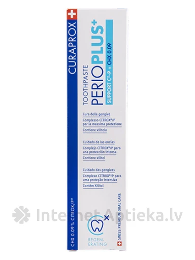 Curaprox Perio plus Support зубная паста, 75 мл | internetaptieka.lv