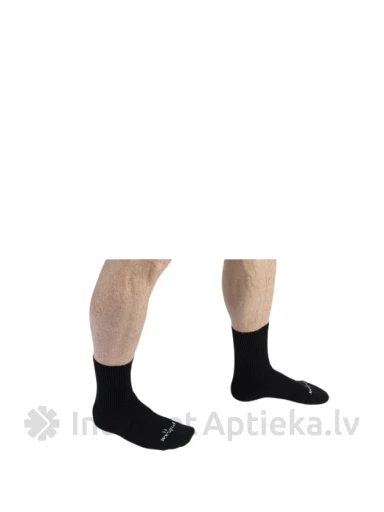 PULSAAR Bezšuvju melnas zeķes asins cirkulācijai - izmērs L | internetaptieka.lv