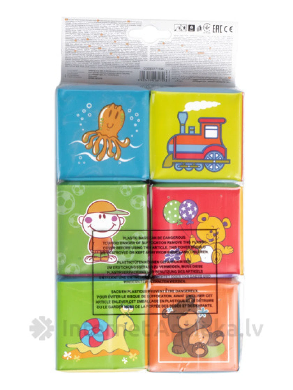 Canpol Toy pehmed kuubikud, 6 tk. | internetaptieka.lv