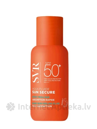 SVR SUN SECURE FLUIDE ULTRA-LEGER SPF50+ ypač lengvas apsauginis kremas su nematomu sluoksniu, 50 ml | internetaptieka.lv