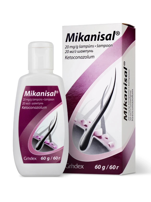 Mikanisal 20 mg/g šampūns