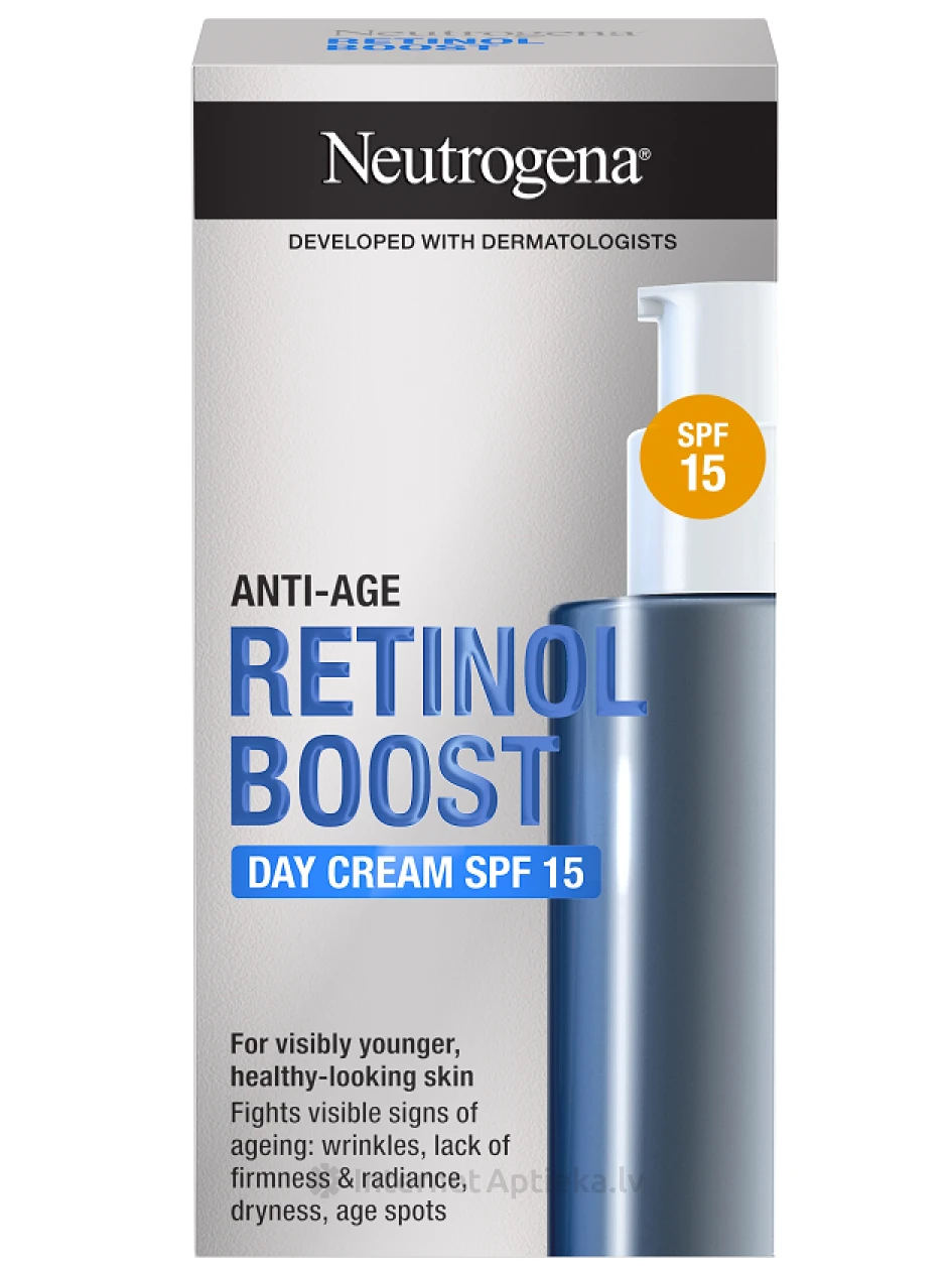 NEUTROGENA Anti-Age Retinol Boost SPF15 дневной крем для лица, 50 мл | internetaptieka.lv
