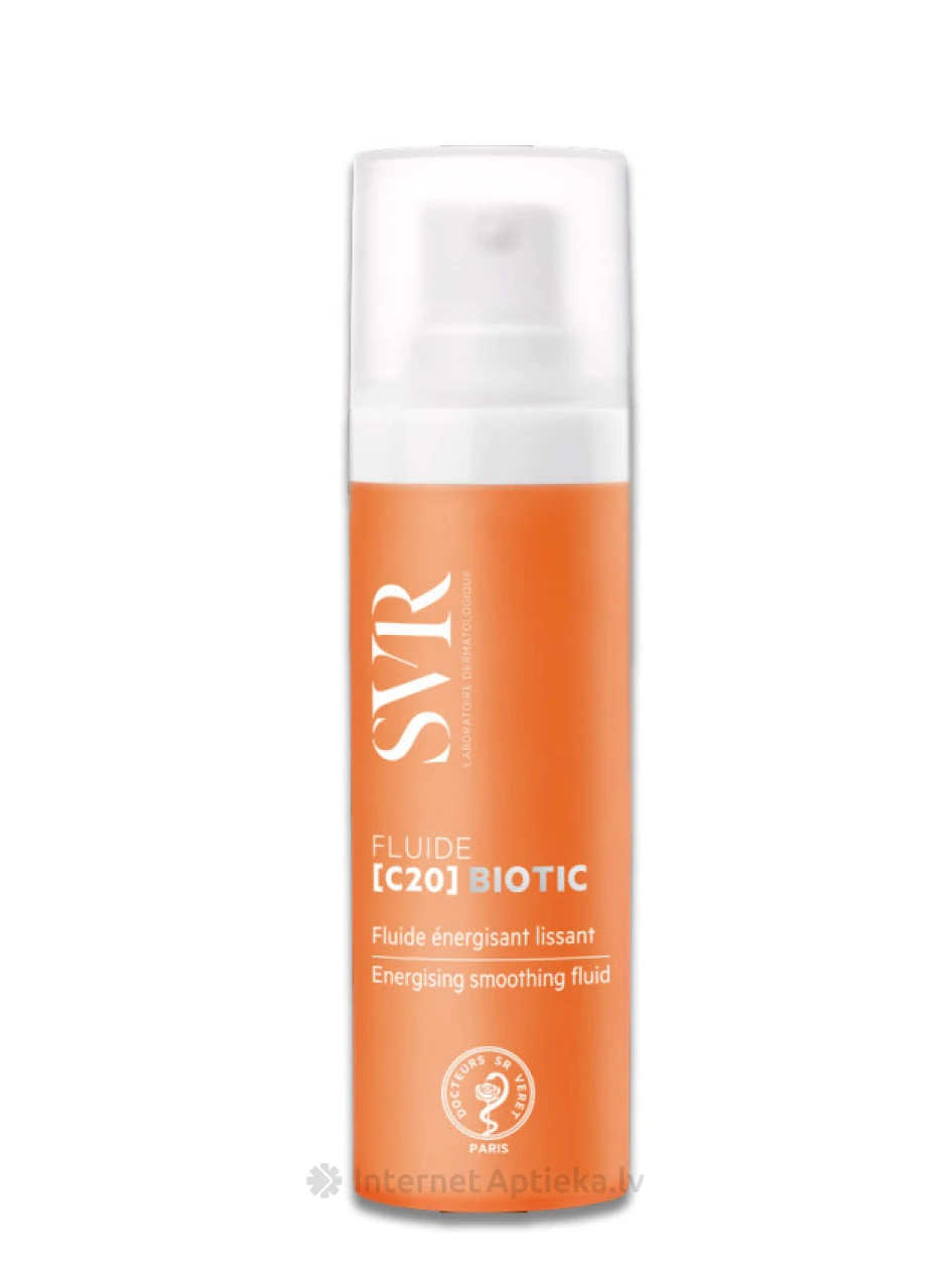 SVR [C20] BIOTIC FLUIDE starojošu efektu piešķirošs krēms ar 20% C vitamīna, 30 ml | internetaptieka.lv
