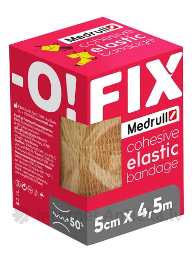Fix-O Saite elastīgā 5 cm x 4.5 m, pašlīpoša, 1 gb. | internetaptieka.lv