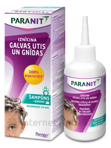 Paranit Шампунь (от вшей, гнид) + расческа, 200 мл | internetaptieka.lv