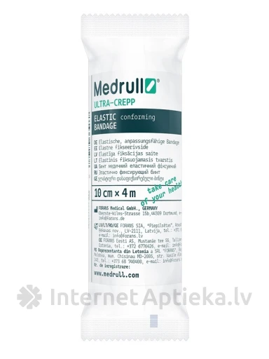 Medrull Ultra-crepp elastīga saite, 4 m x 10 cm | internetaptieka.lv